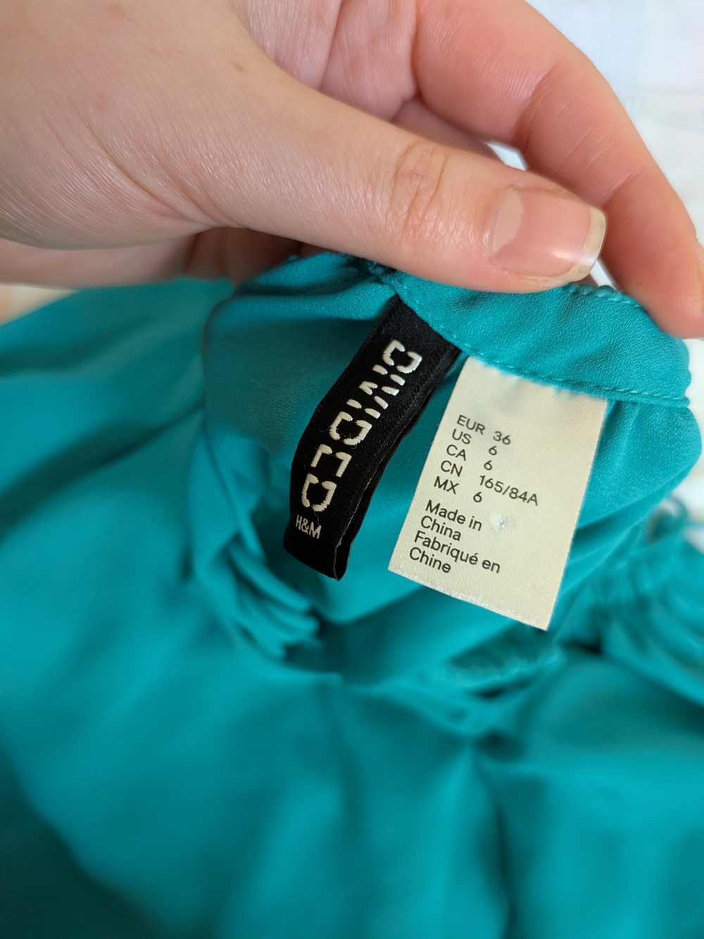 H&M Turquoise Top - Picture 5 of 6